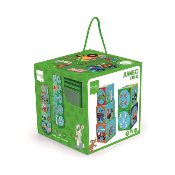 LA GRANJA  CUBOS PARA APILAR JUMBO, 5 CUBOS - Imagen 5
